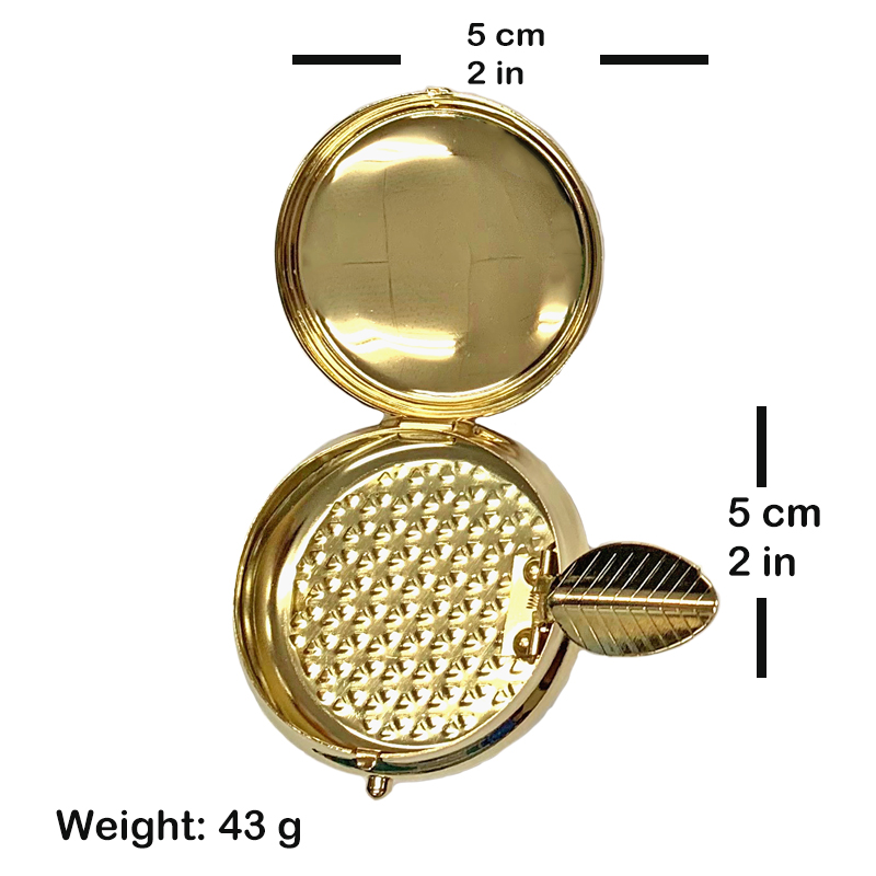 cloisonne round pocket ashtray